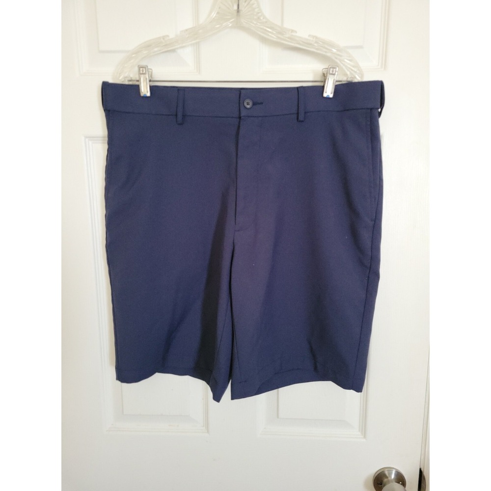 Lot of 2 Grand Slam Golf Chino Shorts Mens Size 36 Blue Gray Flat Front Casual - Picture 4 of 9